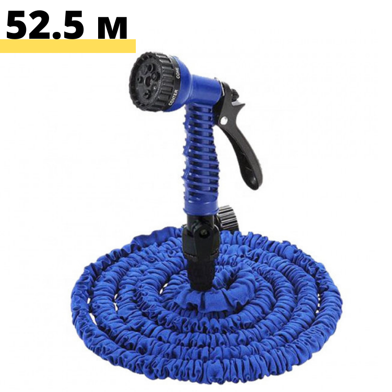 Шланг для полива Xhose 52.5 м растягивающийся синий с распылителем пистолетом поливочным 7 режимов для огорода
Шланг для полива Xhose 52.5 м растягивающийся синий с распылителем пистолетом поливочным 7 режимов для огорода