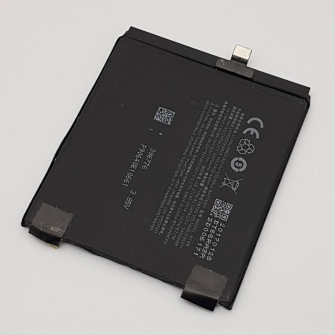 Батарея BT66 Meizu pro 6 plus 3300mAh Сервисный оригинал с разборки (до 10% износа)
Батарея BT66 Meizu pro 6 plus 3300mAh Сервисный оригинал с разборки (до 10% износа)