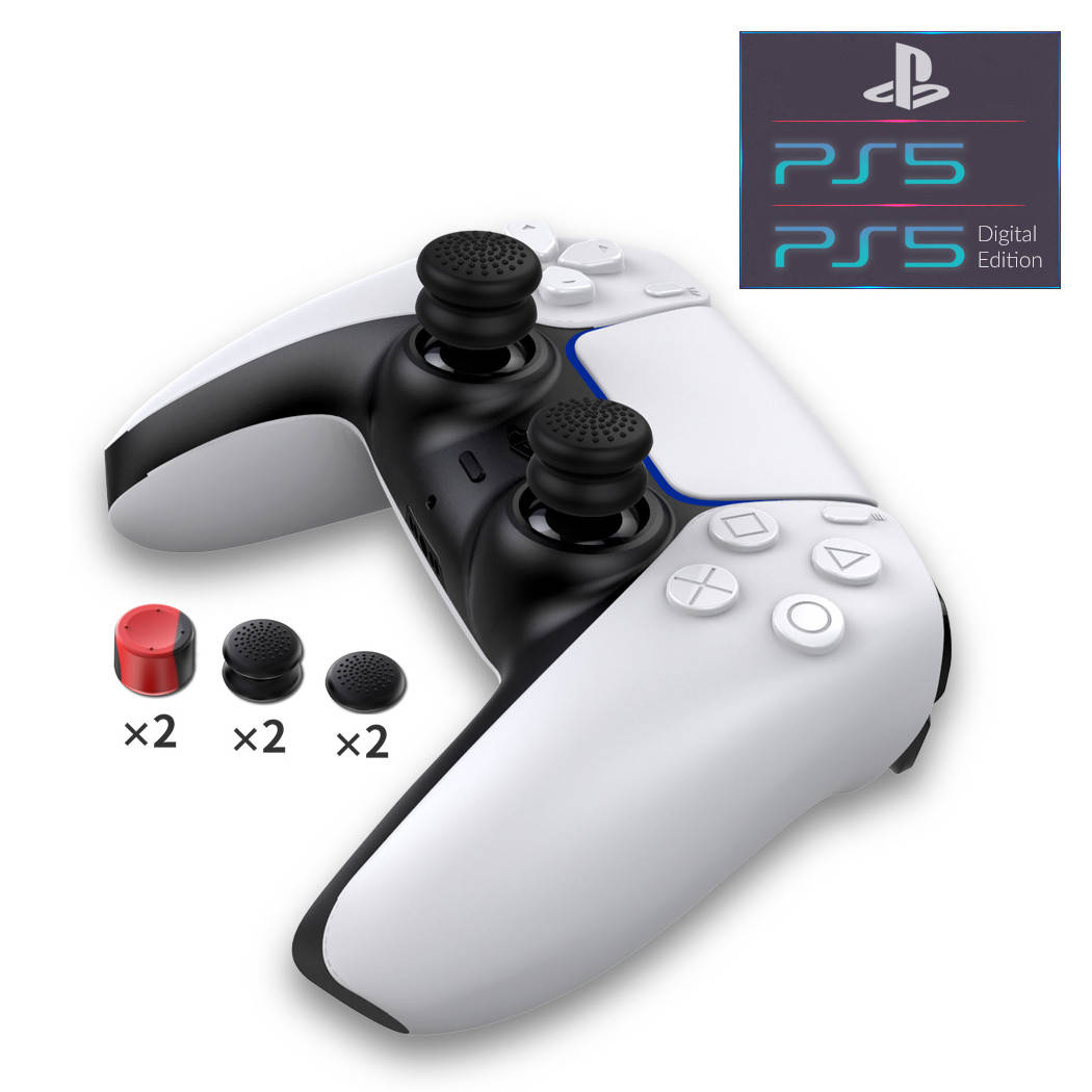 Силиконовые накладки на стики ipega - 6шт для геймпада DualSense консоли PS5 / PS5 Digital Edition
Силиконовые накладки на стики ipega - 6шт для геймпада DualSense консоли PS5 / PS5 Digital Edition