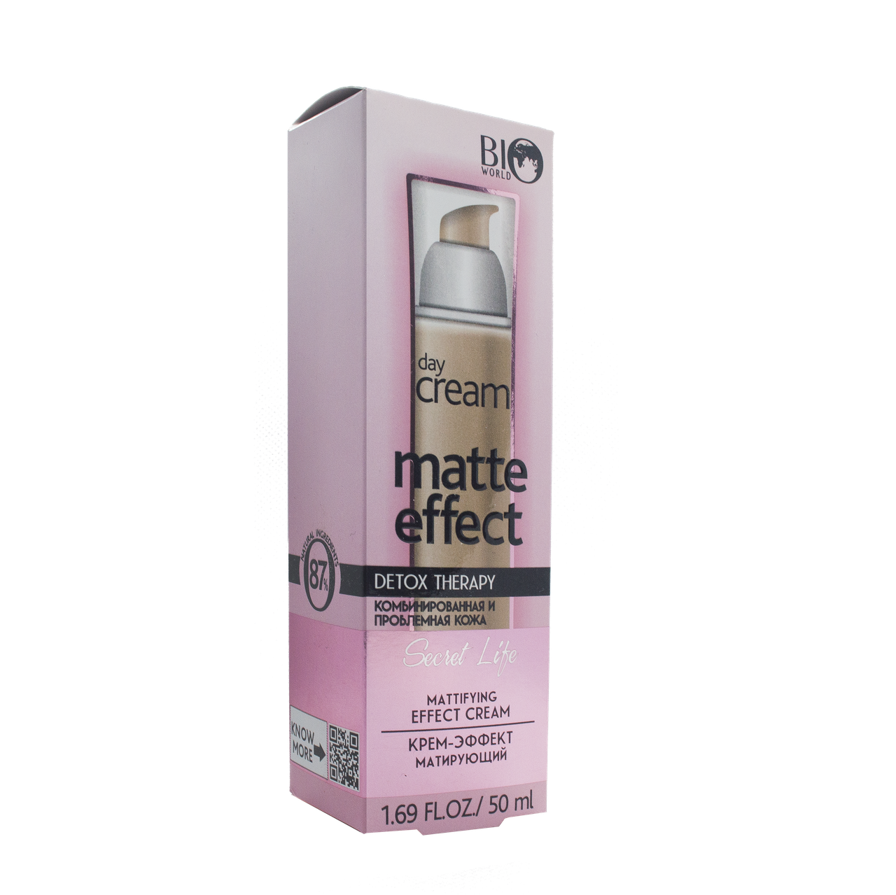Крем-эффект матирующий, Bio World ,50 мл 
Крем-эффект матирующий, Bio World ,50 мл