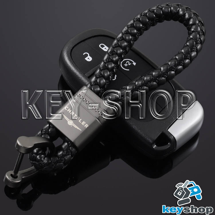 Брелок для авто ключей Chrysler (Крайслер) кожаный плетеный (черный)
Брелок для авто ключей Chrysler (Крайслер) кожаный плетеный (черный)