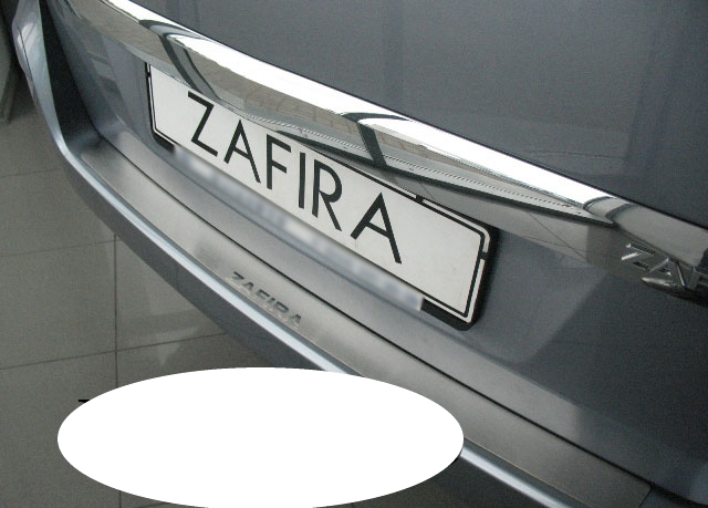 Накладка на бампер Opel Zafira B 2005-