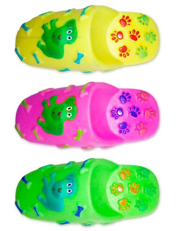 Игрушка резиновая Тапочки15,5*6 см, Оранжевый 
Игрушка резиновая Тапочки15,5*6 см, Оранжевый