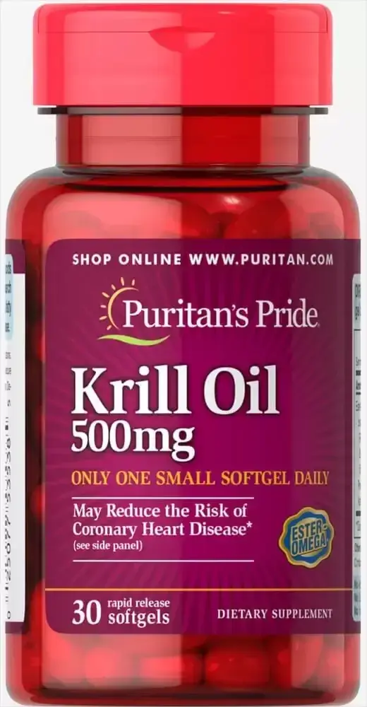 Красное масло криля, Red Krill Oil(Active Omega-3), Puritan's Pride, 500 мг, 30 капсул (PTP-53538)
Красное масло криля, Red Krill Oil(Active Omega-3), Puritan's Pride, 500 мг, 30 капсул (PTP-53538)