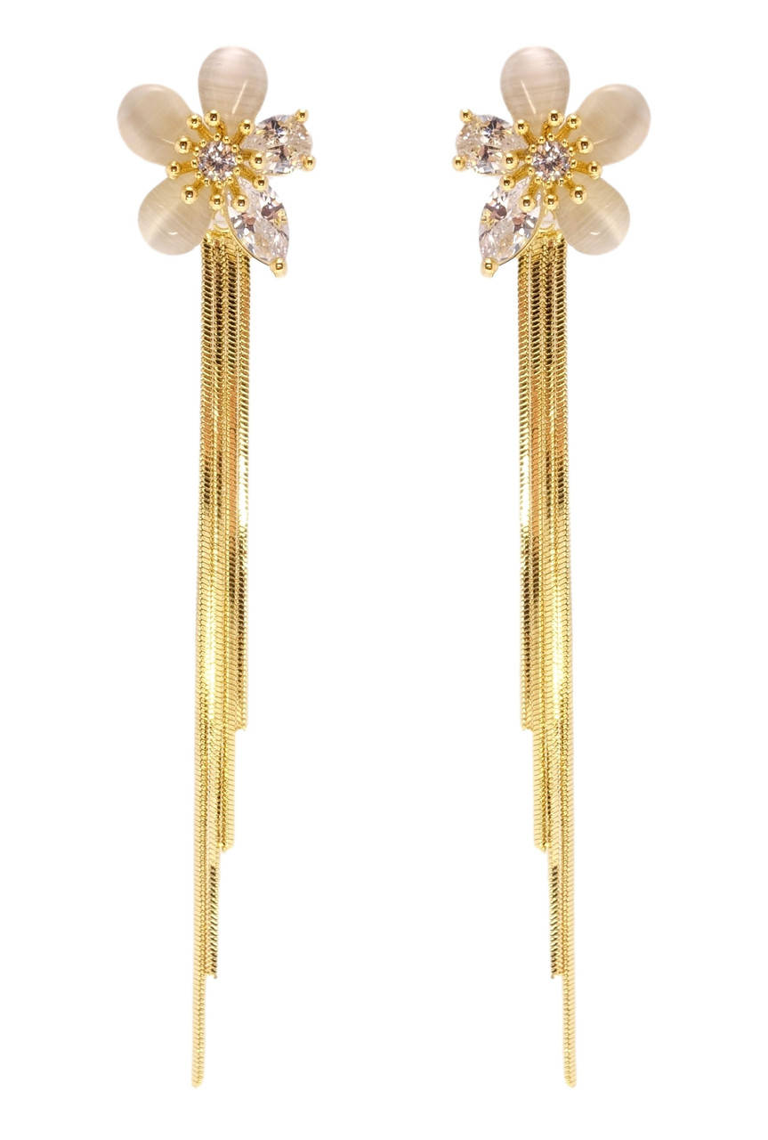 Серьги Xuping JEAN GOUJON Позолота 14K игла серебро 925 подвески на гвоздиках "Цветочки с цепочками"
Серьги Xuping JEAN GOUJON Позолота 14K игла серебро 925 подвески на гвоздиках "Цветочки с цепочками"