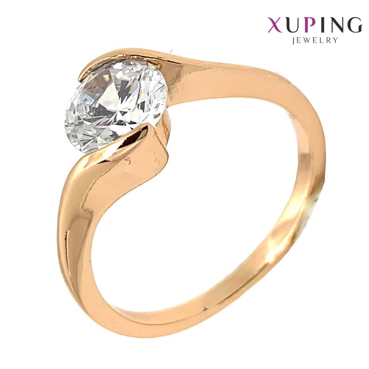 Кольцо Xuping, белые фианиты (куб. цирконий), ширина 8 мм, вес 3 г, позолота 18K, ХР01425 (20)
Кольцо Xuping, белые фианиты (куб. цирконий), ширина 8 мм, вес 3 г, позолота 18K, ХР01425 (20)