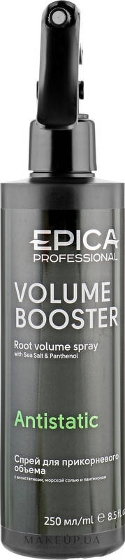Спрей для прикорневого объема с антистатическим комплексом Volume Booster Antistatic Root Spray Epica, 250 мл
Спрей для прикорневого объема с антистатическим комплексом Volume Booster Antistatic Root Spray Epica, 250 мл