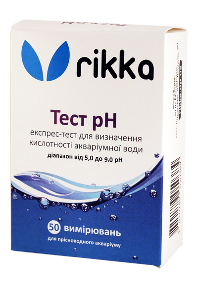 PH тест для аквариумной воды, Rikka тест pH 5,0 - 9,0.
PH тест для аквариумной воды, Rikka тест pH 5,0 - 9,0.
