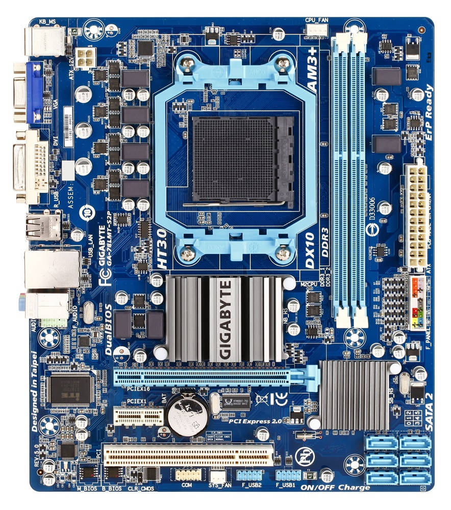 Плата AMD AM3+ /sAM3 на DDR3 ! GIGABYTE GA-78LMT-S2P Rev 5.0 Понимает 2-6 ЯДЕРНЫЕ ПРОЦTCCОРЫ + FX СЕРИЮ !
Плата AMD AM3+ /sAM3 на DDR3 ! GIGABYTE GA-78LMT-S2P Rev 5.0 Понимает 2-6 ЯДЕРНЫЕ ПРОЦTCCОРЫ + FX СЕРИЮ !