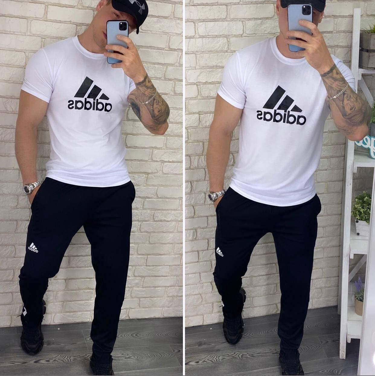 Мужской спортивный костюм в стиле "Adidas", ткань "Трикотаж+ Турецкий Эластик" 48, 50, 52, 54, 56 размер 48 54, Белый
Мужской спортивный костюм в стиле "Adidas", ткань "Трикотаж+ Турецкий Эластик" 48, 50, 52, 54, 56 размер 48 54, Белый