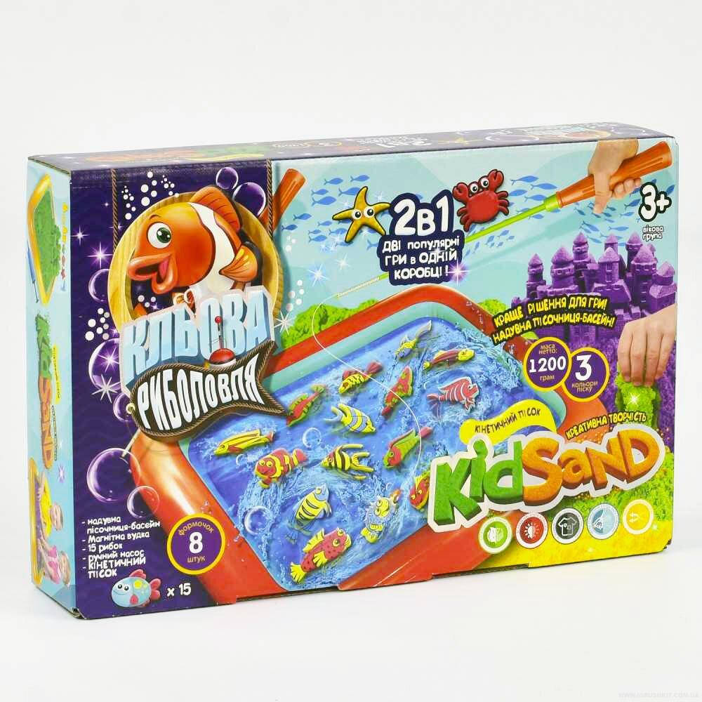 Игра настольная Danko Toys Клевая рыбалка и Кинетический песок KIDSAND (KRKS-01-01U)
Игра настольная Danko Toys Клевая рыбалка и Кинетический песок KIDSAND (KRKS-01-01U)