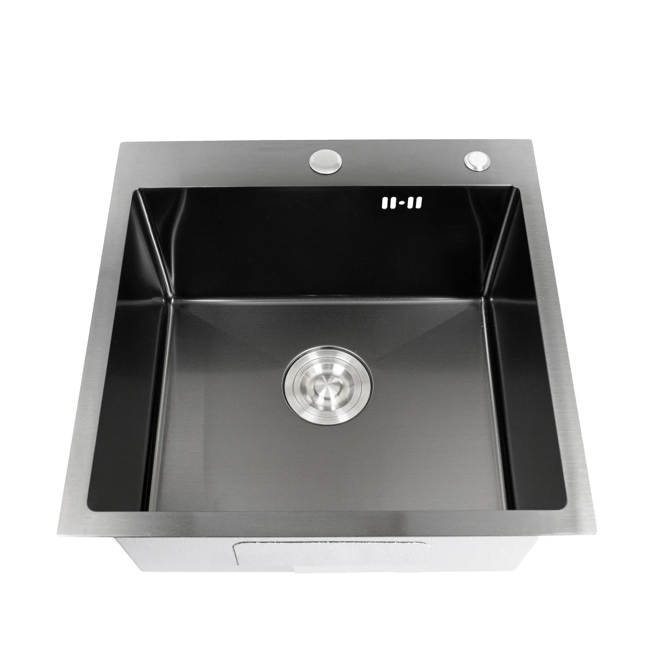 Мойка кухонная Platinum Handmade 50*50 (см) в черном PVD (Корзина + Дозатор + Сифон), Черный
Мойка кухонная Platinum Handmade 50*50 (см) в черном PVD (Корзина + Дозатор + Сифон), Черный