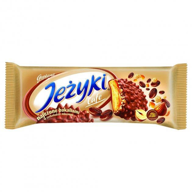 Печенье песочное Гоплана Ежи Jezyki со вкусом кофе в молочном шоколаде 140г TM Goplana
Печенье песочное Гоплана Ежи Jezyki со вкусом кофе в молочном шоколаде 140г TM Goplana