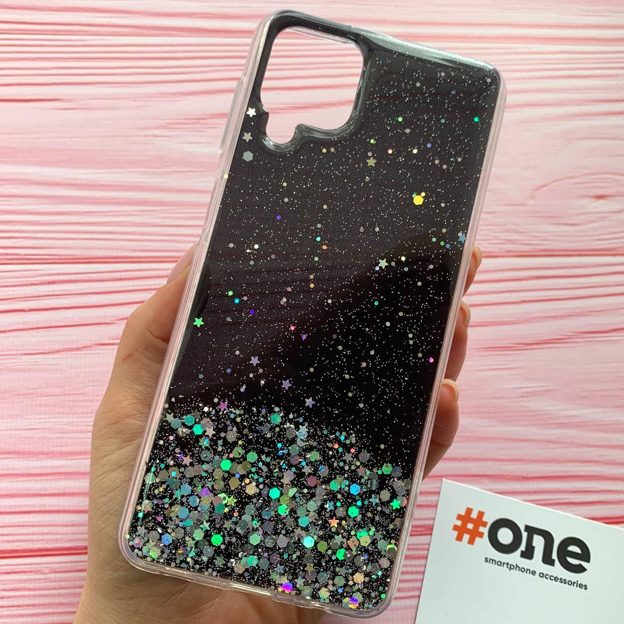 Чехол для Samsung Galaxy A12 накладка блестящая со звездочками чехол на самсунг а12 черный Star
Чехол для Samsung Galaxy A12 накладка блестящая со звездочками чехол на самсунг а12 черный Star