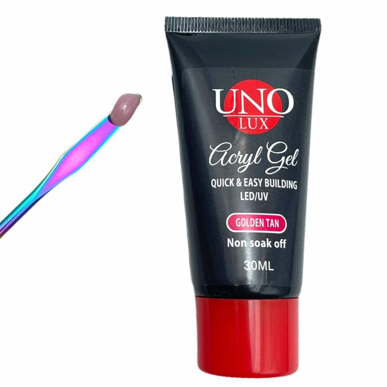 Полигель (акригель) UNO LUX для наращивания и укрепления ногтей, 30 мл. Golden tan
Полигель (акригель) UNO LUX для наращивания и укрепления ногтей, 30 мл. Golden tan