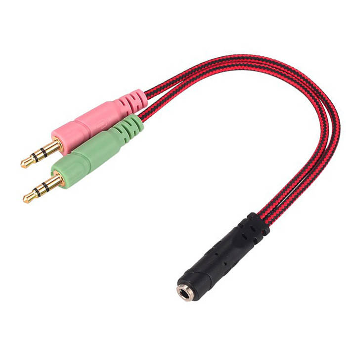 Переходник для наушников Kotion Each 4pin 3.5 мм F - 2 x 3pin 3.5 мм M 0.22 м Red (SYA-1F2M-R), Красный
Переходник для наушников Kotion Each 4pin 3.5 мм F - 2 x 3pin 3.5 мм M 0.22 м Red (SYA-1F2M-R), Красный