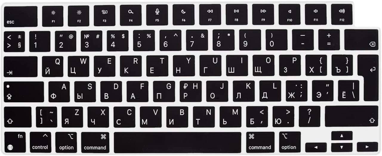 Накладка силикон на клавиатуру для Apple MacBook Pro 14" A2442 (2021) UK (013303) (black), Черный
Накладка силикон на клавиатуру для Apple MacBook Pro 14" A2442 (2021) UK (013303) (black), Черный