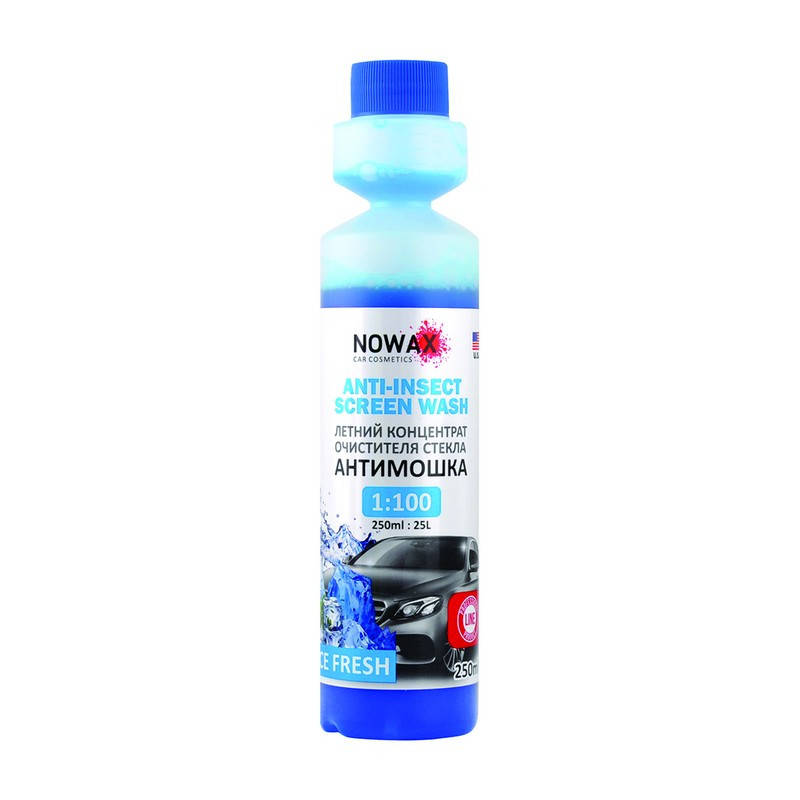 Омыватель стекла NOWAX Anti-Insect Sreen Wash Ice Fresh Летний концентрат Антимошка 250 мл (NX25125)
Омыватель стекла NOWAX Anti-Insect Sreen Wash Ice Fresh Летний концентрат Антимошка 250 мл (NX25125)