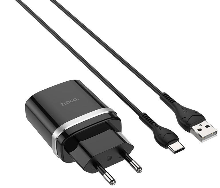 Сетевое зарядное устройство для телефона + кабель USB Type-C Android HOCO C12Q |1USB, 3A, 18W, QC3.0| Черный
Сетевое зарядное устройство для телефона + кабель USB Type-C Android HOCO C12Q |1USB, 3A, 18W, QC3.0| Черный