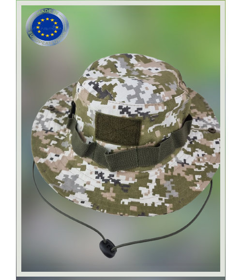 Панама пиксель тактическая на системе Molle (шнурок с регулировкой) (Польша), Камуфляж пиксель
Панама пиксель тактическая на системе Molle (шнурок с регулировкой) (Польша), Камуфляж пиксель