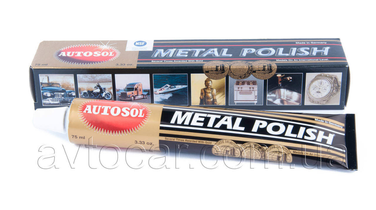 Высокоэффективный полироль Autosol Metal Polish для всех типов металлов (упаковка 75мл.) 1001000
Высокоэффективный полироль Autosol Metal Polish для всех типов металлов (упаковка 75мл.) 1001000