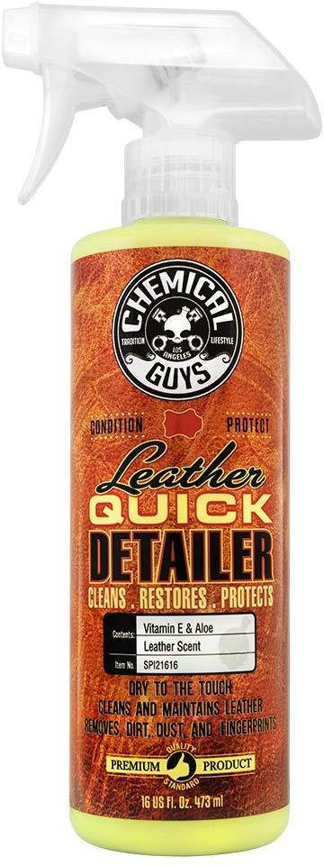 Мягкий очиститель кондиционер для кожи с витамином Е Chemical Guys Leather Quick Detailer, 473 мл
Мягкий очиститель кондиционер для кожи с витамином Е Chemical Guys Leather Quick Detailer, 473 мл