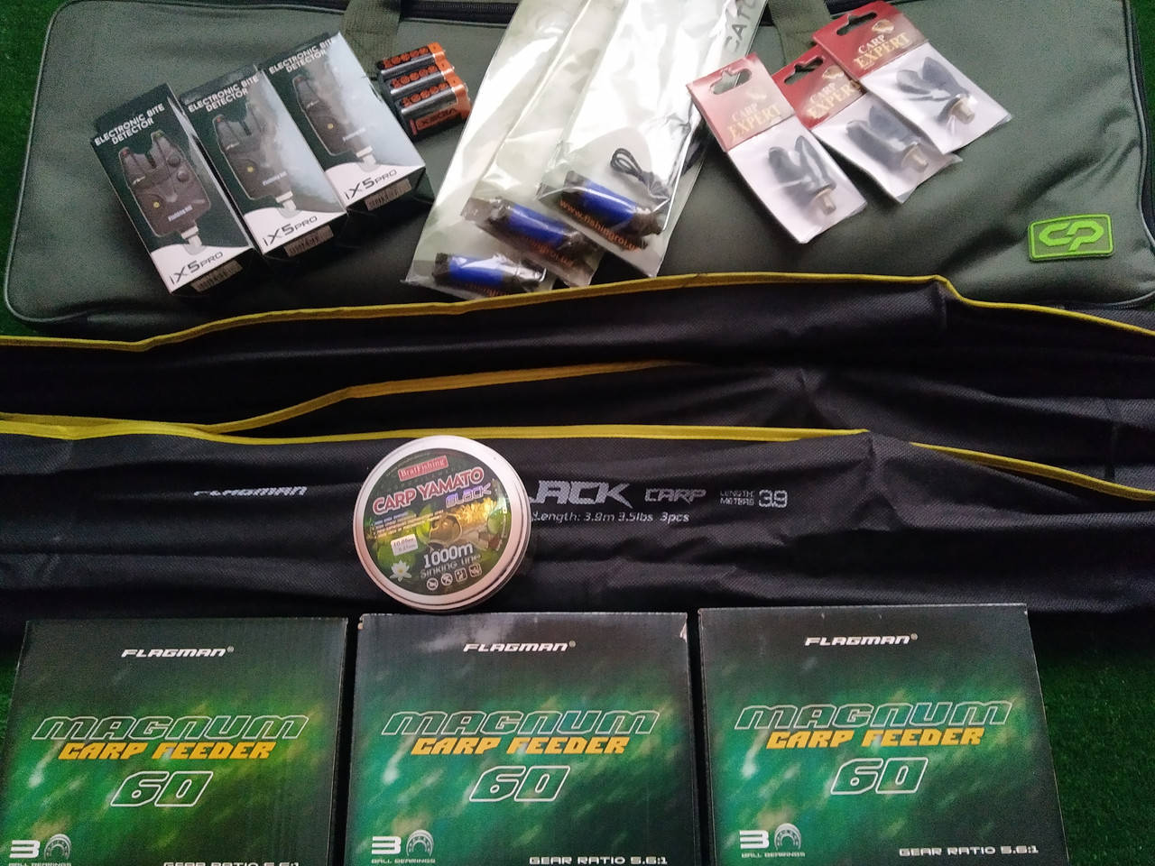 Набор карповый Carp Pro + Flagman (Род-под в наборе + Карповые удилища с катушками) 390
Набор карповый Carp Pro + Flagman (Род-под в наборе + Карповые удилища с катушками) 390