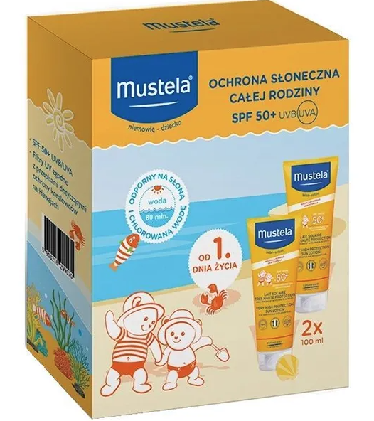 Mustela Set Муслела Набор Защита От Солнца Для Всей Семьи SPF50+ Солнцезащитный Крем 2 x 100 мл Доставка из ЕС
Mustela Set Муслела Набор Защита От Солнца Для Всей Семьи SPF50+ Солнцезащитный Крем 2 x 100 мл Доставка из ЕС