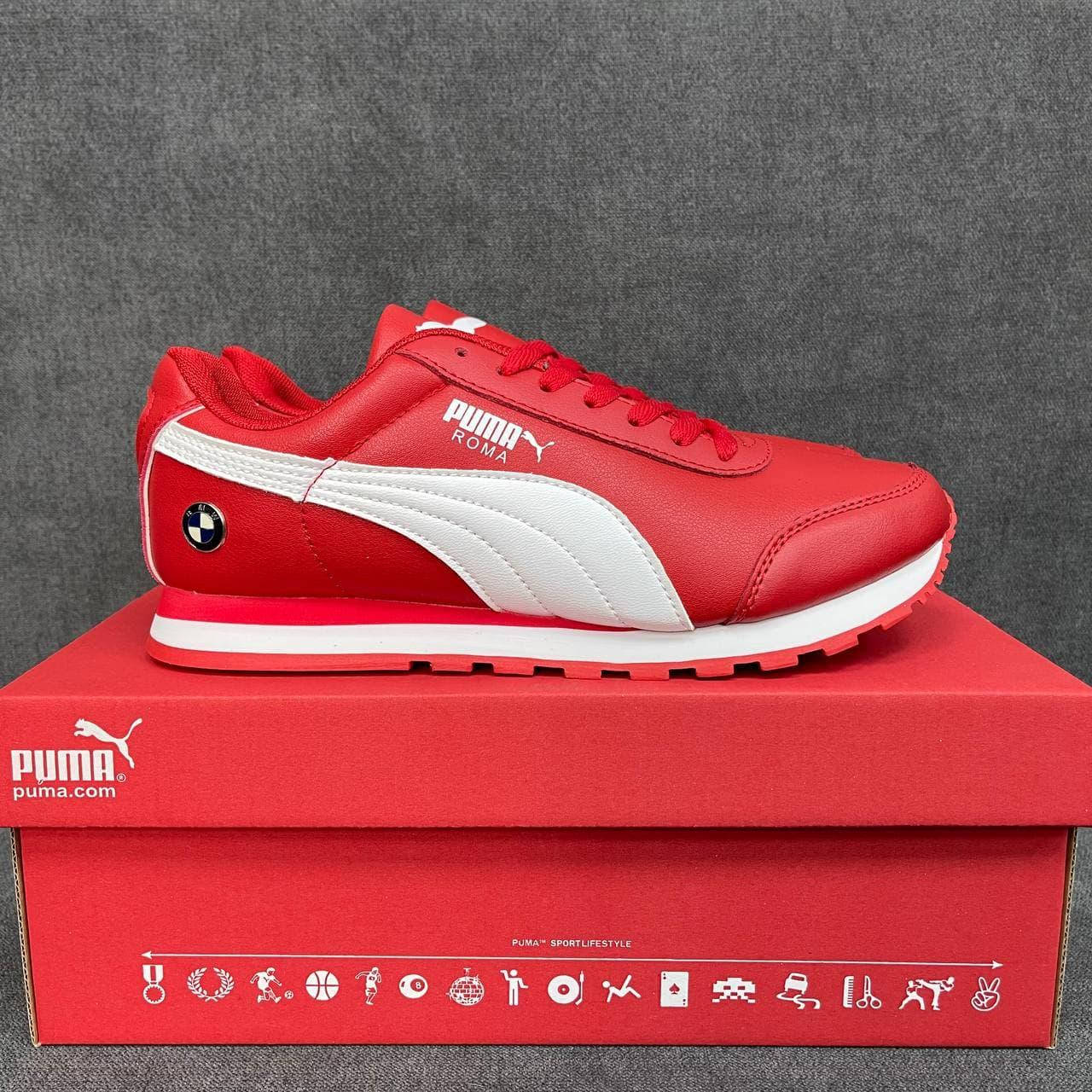 Puma Roma BMW красные мужские демисезонные кроссовки. Осень/весна, мужские кожаные кроссовки., Красный
Puma Roma BMW красные мужские демисезонные кроссовки. Осень/весна, мужские кожаные кроссовки., Красный