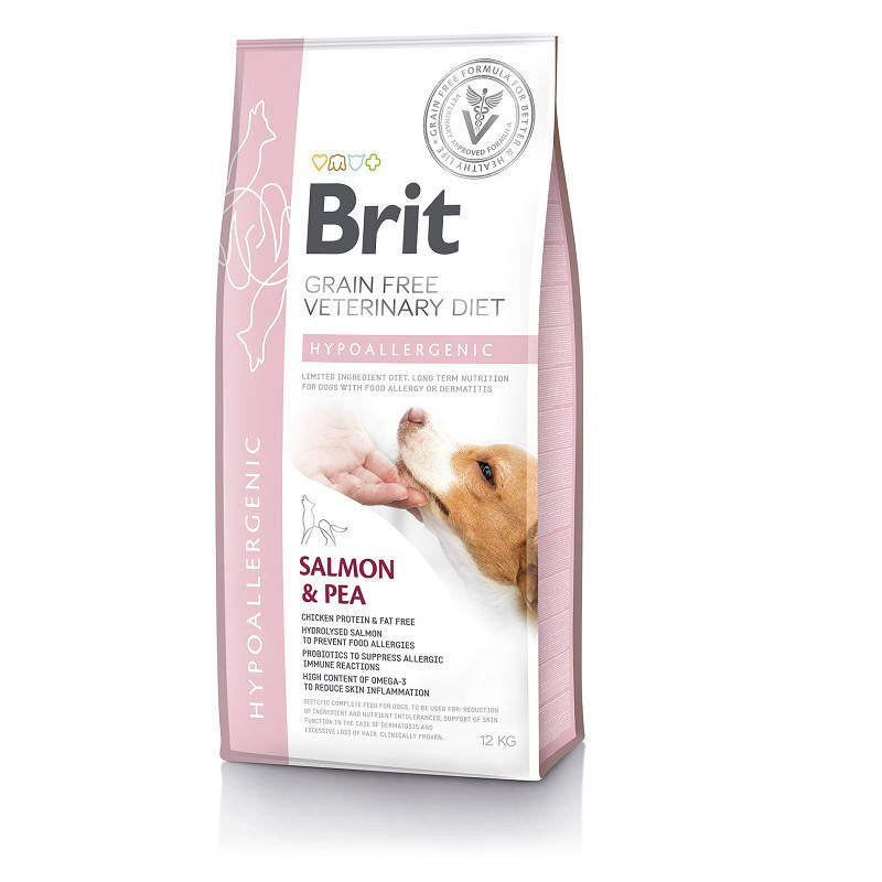 Brit Veterinary Diet Dog Grain free Hypoallergenic 12кг - беззерновая гипоаллергенная диета для собак
Brit Veterinary Diet Dog Grain free Hypoallergenic 12кг - беззерновая гипоаллергенная диета для собак