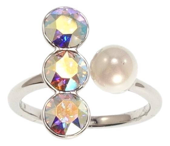 Кольцо Xuping Родий с кр-ми Swarovski "Три кристалла Topaz Shimmer с жемчужиной" р.17-18
Кольцо Xuping Родий с кр-ми Swarovski "Три кристалла Topaz Shimmer с жемчужиной" р.17-18