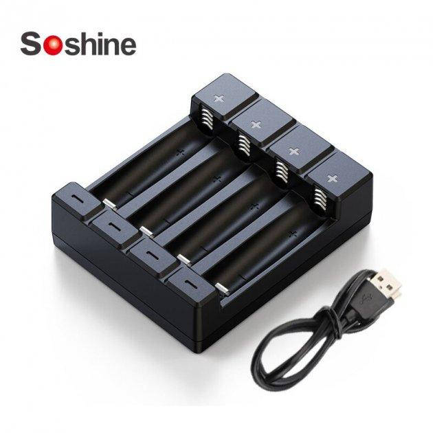 Зарядное устройство автоматическое Soshine Chocolate 4 для AA/AAA Ni-MH/Li-Ion USB, LED индикатор
Зарядное устройство автоматическое Soshine Chocolate 4 для AA/AAA Ni-MH/Li-Ion USB, LED индикатор