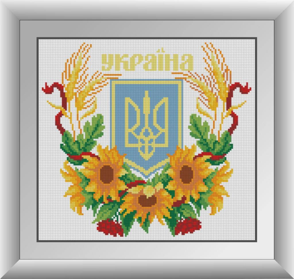 30085 Набор алмазной мозаики Герб Украины 2
30085 Набор алмазной мозаики Герб Украины 2