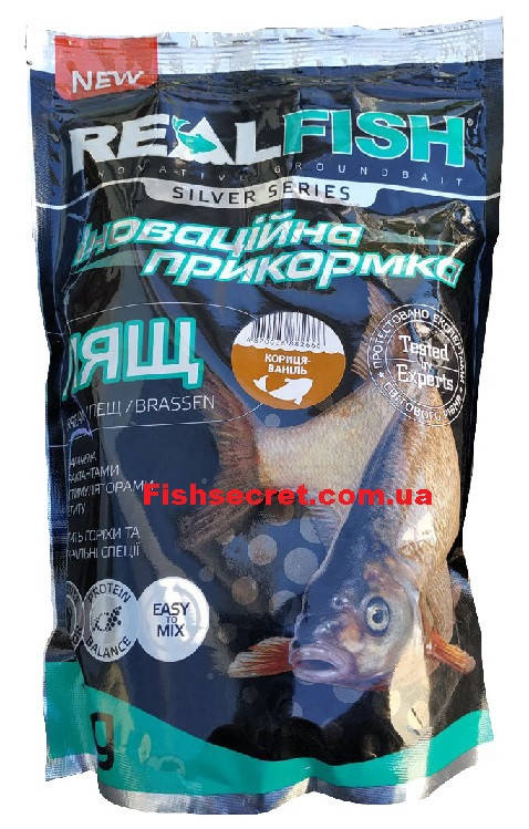 Рыболовная прикормка REAL FISH корица-ваниль