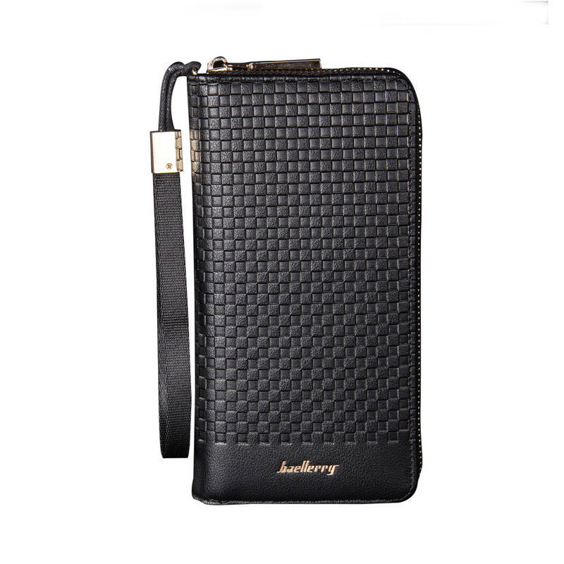 Кошелек портмоне мужской с ремешком на руку черный из экокожи
Кошелек портмоне мужской с ремешком на руку черный из экокожи