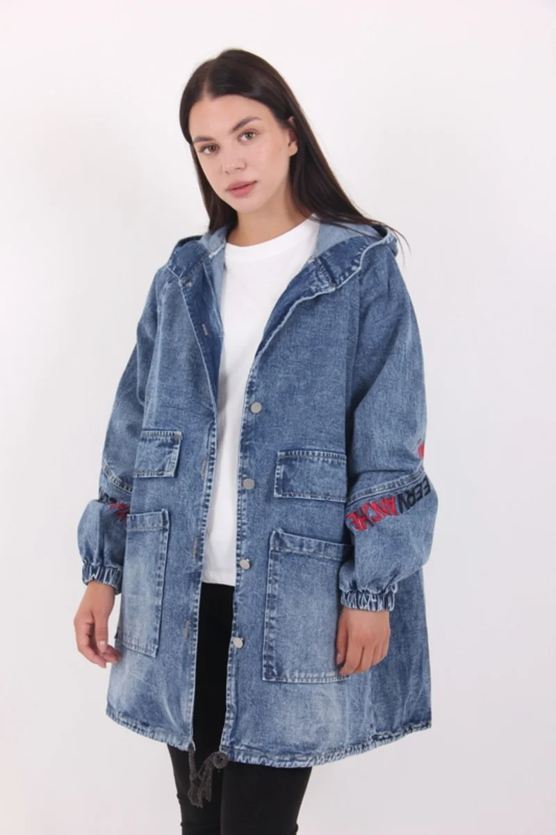 Модный джинсовый кардиган (куртка) Размерный ряд - 2 XL, 3 XL, 4 XL из новой коллекции Весна-Осень Очень, Синий
Модный джинсовый кардиган (куртка) Размерный ряд - 2 XL, 3 XL, 4 XL из новой коллекции Весна-Осень Очень, Синий