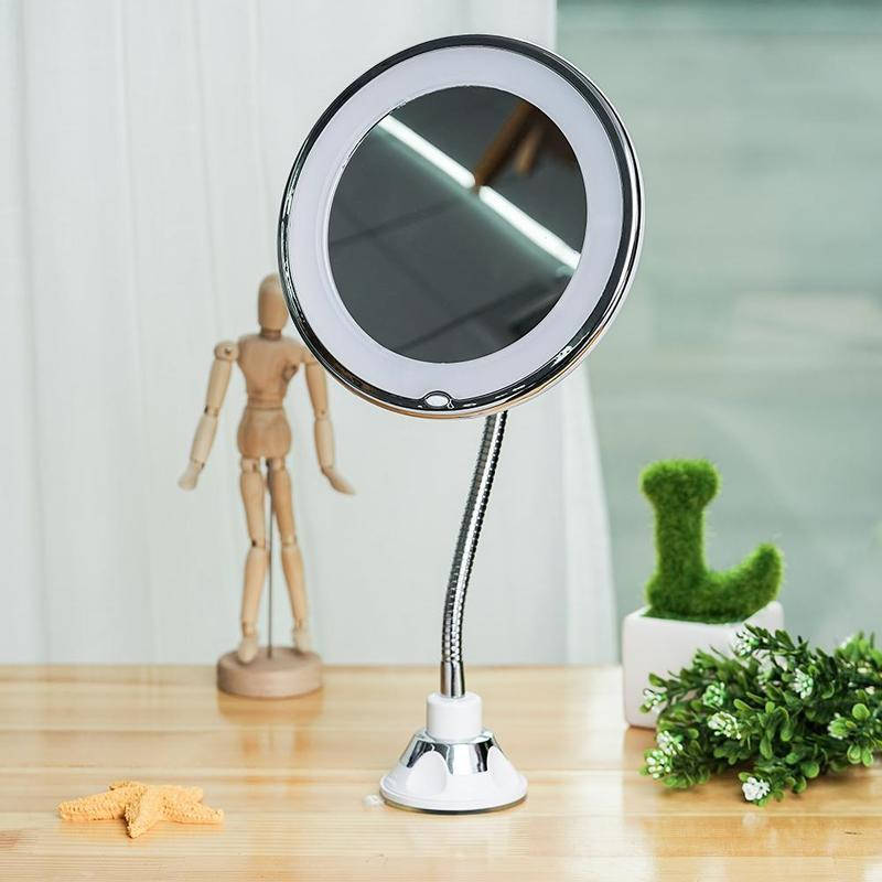 Косметическое зеркало с подсветкой на присоске Mirror Led (увеличение х5), одобренно, Белый
Косметическое зеркало с подсветкой на присоске Mirror Led (увеличение х5), одобренно, Белый