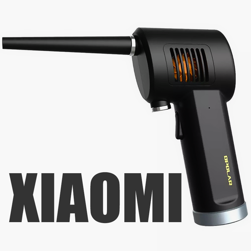 Компрессор воздушный беспроводной XIAOMI ATEnge для чистки электроники, 2 насадки, 10 Вт, LiIon 6000 мАч
Компрессор воздушный беспроводной XIAOMI ATEnge для чистки электроники, 2 насадки, 10 Вт, LiIon 6000 мАч