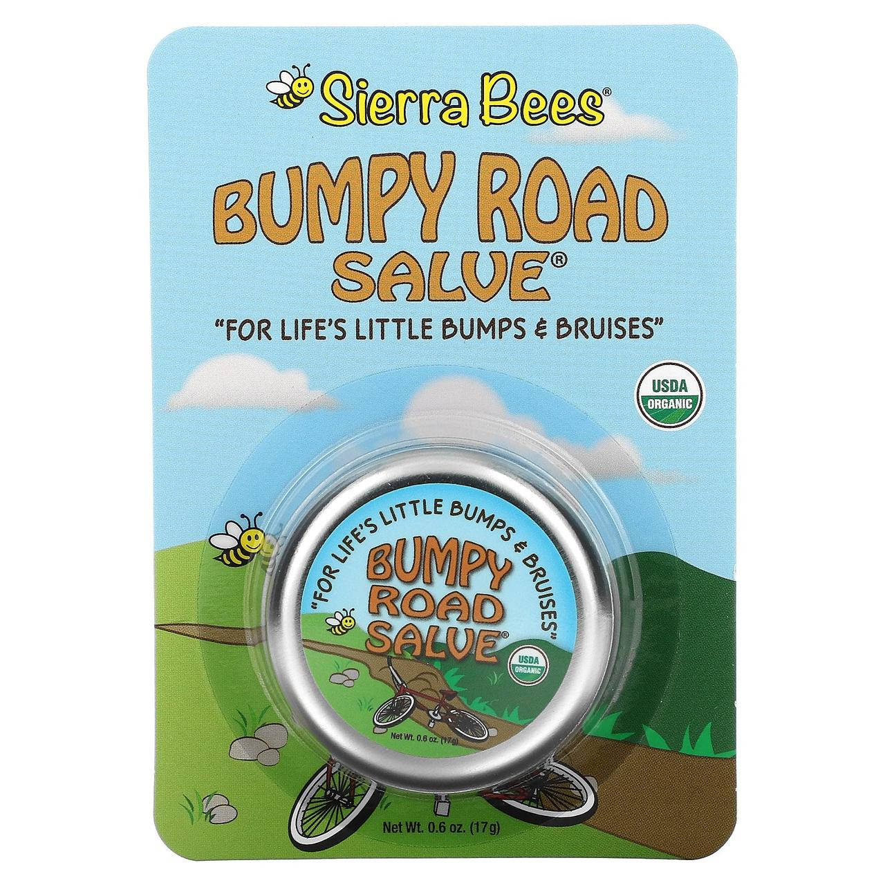 Sierra Bees, Бальзам для снятия раздражения и синяков, Sierra Bees, Bumpy Road Salve, мазь от ушибов,
Sierra Bees, Бальзам для снятия раздражения и синяков, Sierra Bees, Bumpy Road Salve, мазь от ушибов,