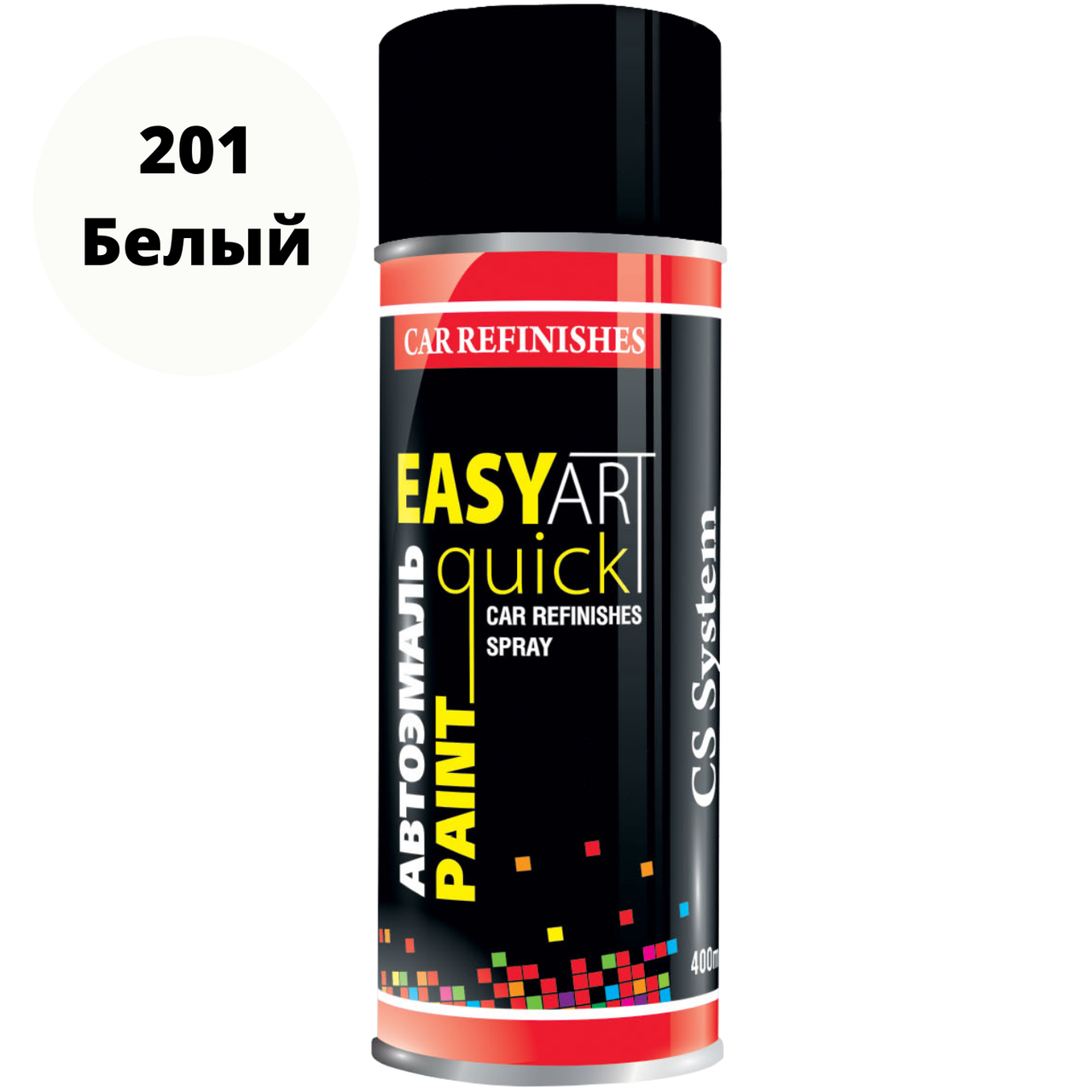 Автомобильная Краска в Баллончиках Белый 201 CSS EASY ART Quick 400мл Аэрозольная Акриловая
Автомобильная Краска в Баллончиках Белый 201 CSS EASY ART Quick 400мл Аэрозольная Акриловая
