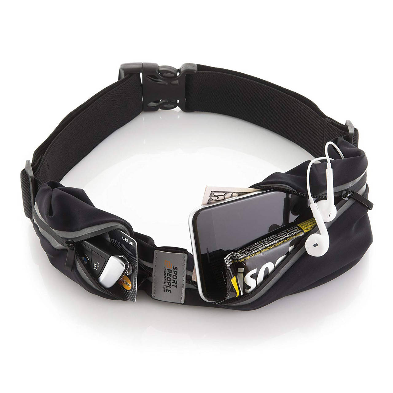 Сумка-пояс для бега Sport2People Running Belt Black (светоотражающая, влагопрочная), Черный
Сумка-пояс для бега Sport2People Running Belt Black (светоотражающая, влагопрочная), Черный
