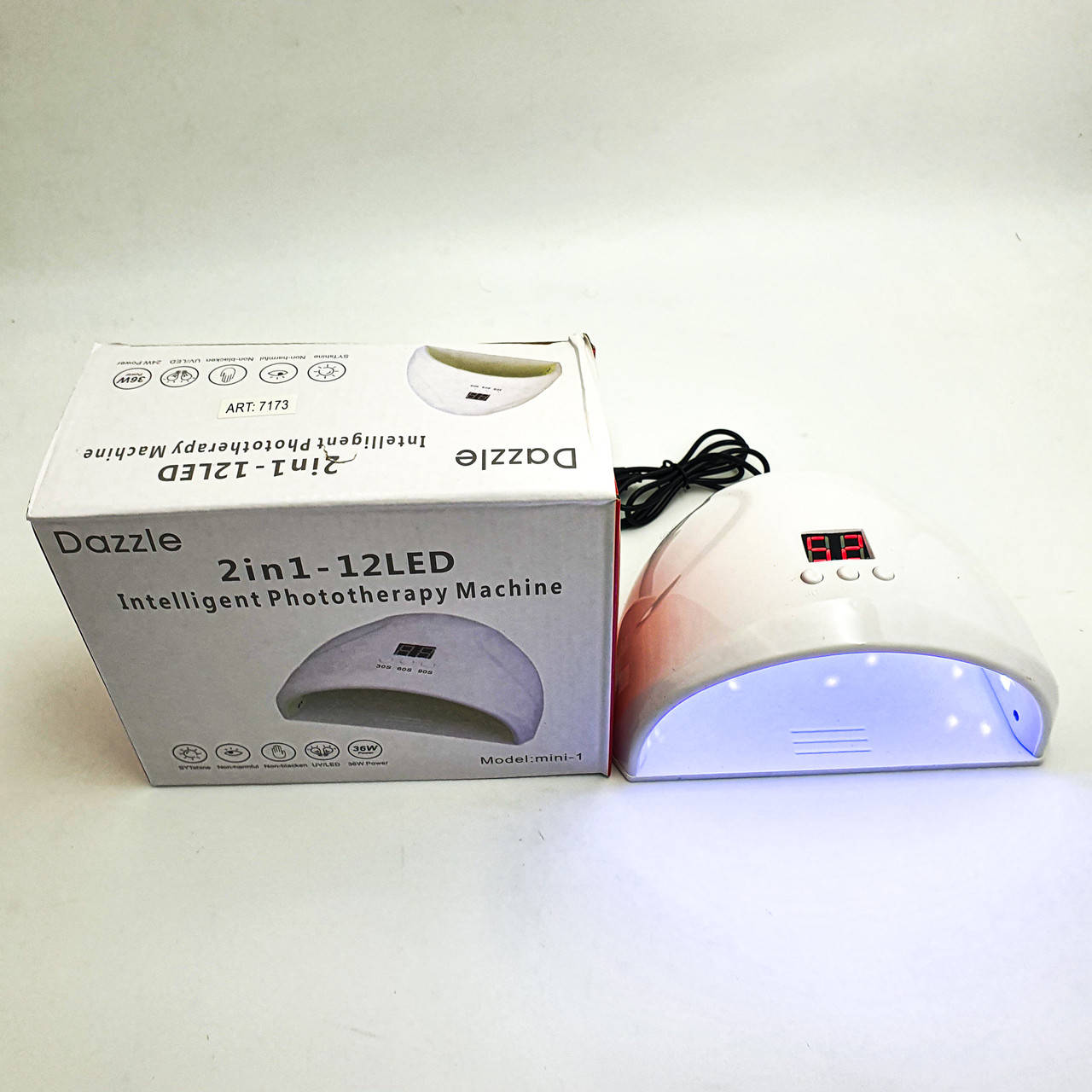 Лампа для сушки ногтей маникюра педикюра гель лака от USB со сьемным дном Beauty nail FD 258 36W белый!
Лампа для сушки ногтей маникюра педикюра гель лака от USB со сьемным дном Beauty nail FD 258 36W белый!