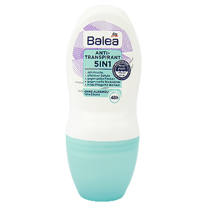 Дезодорант кульковий Балеа 5в1 Balea anti-transpirant 5in1 50ml 12шт/ящ (Код : 00-00011314)
Дезодорант кульковий Балеа 5в1 Balea anti-transpirant 5in1 50ml 12шт/ящ (Код : 00-00011314)