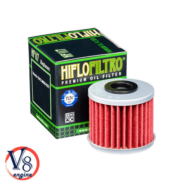 Фильтр масляный Hiflo HF117 (Honda) 
Фильтр масляный Hiflo HF117 (Honda)