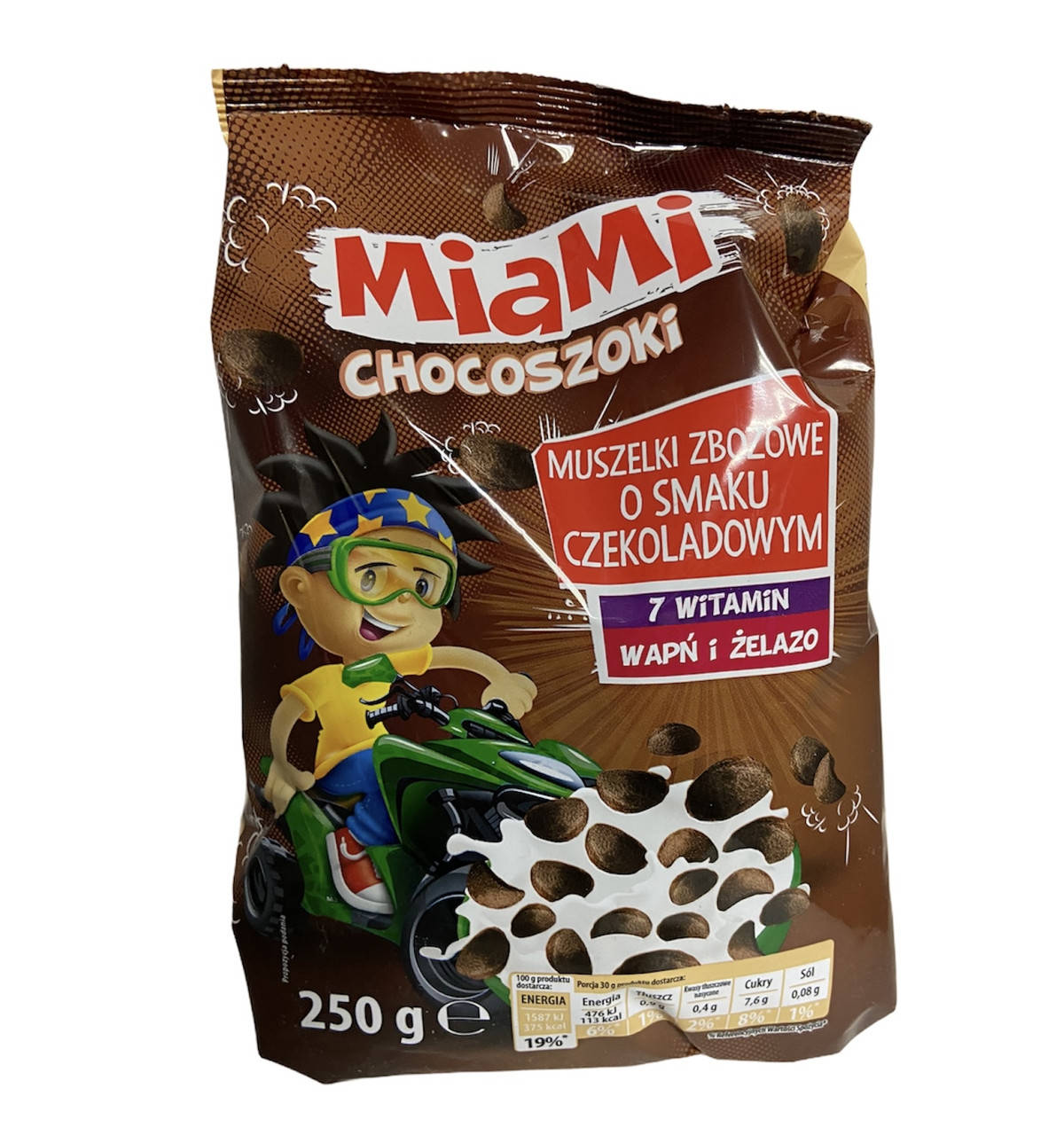 Сухі сніданки Miami Chocoszoki 250 г 5907437366059 
Сухі сніданки Miami Chocoszoki 250 г 5907437366059