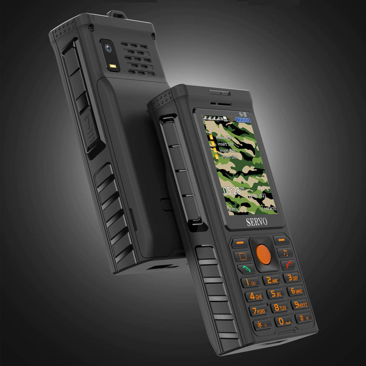 Телефон на 4 сим карты черный кнопочный с большим дисплеем и камерой SERVO X3 PRO Black
Телефон на 4 сим карты черный кнопочный с большим дисплеем и камерой SERVO X3 PRO Black