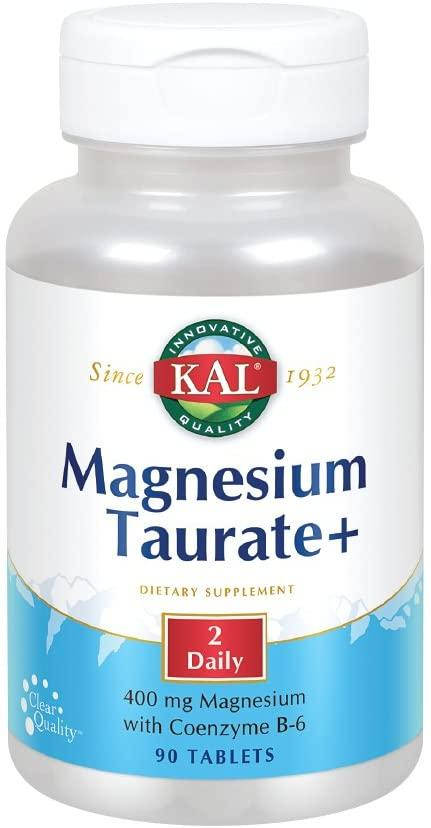 Таурат магния+ (Магний с витамином В6), Magnesium Taurate, KAL, 400 мг, 90 таблеток
Таурат магния+ (Магний с витамином В6), Magnesium Taurate, KAL, 400 мг, 90 таблеток