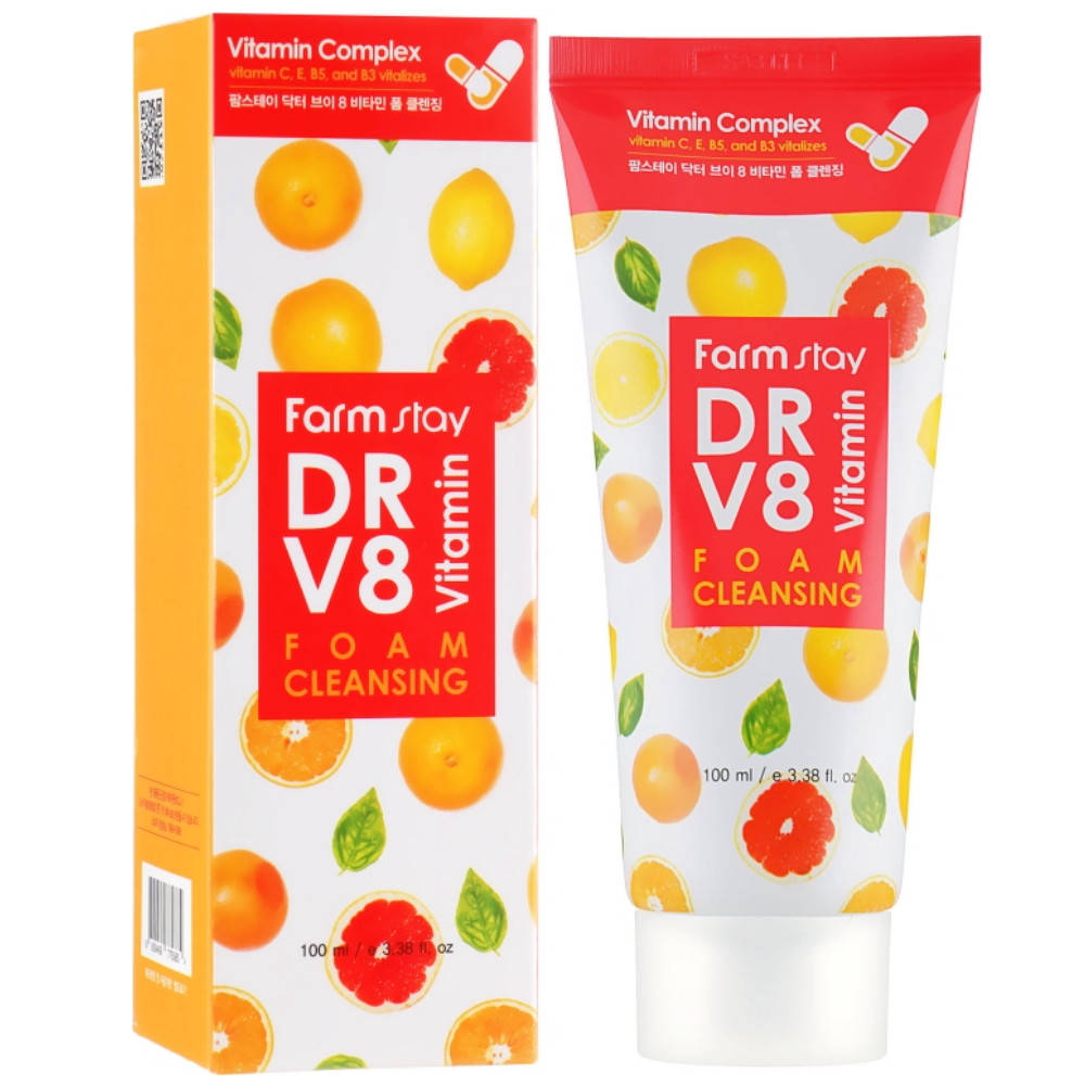 Витаминная очищающая пенка для умывания Farmstay Dr.V8 Vitamin Foam Cleansing 100 мл (8809469775885)
Витаминная очищающая пенка для умывания Farmstay Dr.V8 Vitamin Foam Cleansing 100 мл (8809469775885)