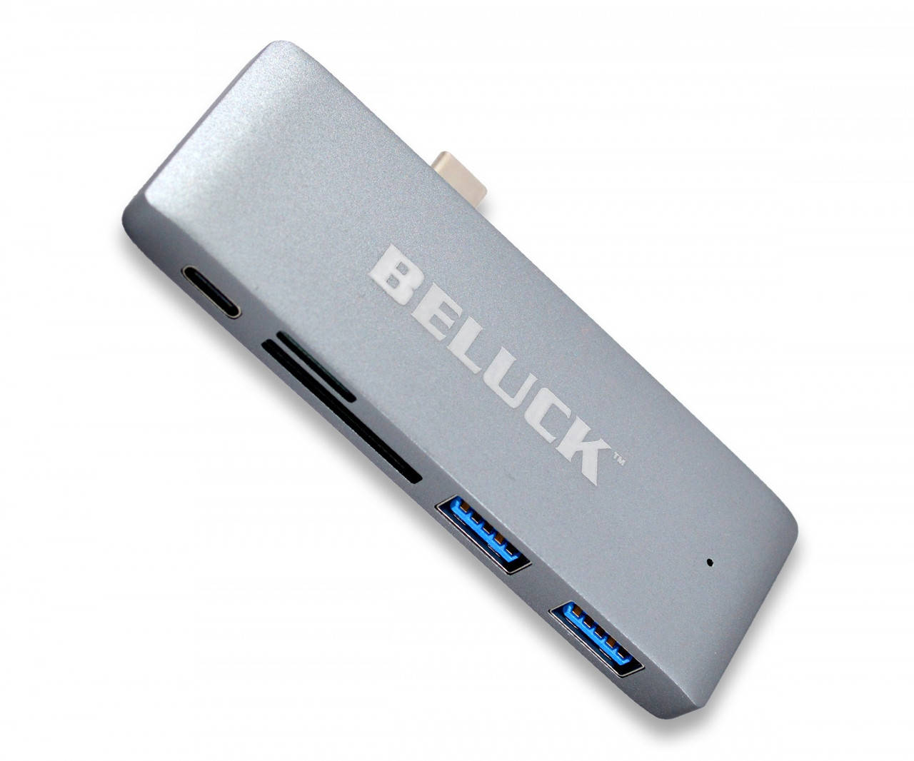 USB хаб Type C MacBook 5 в 1 переходник hub USB 3.0 SD MicroSD Beluck TC1 Aluminum (BLKTC1) адаптер
USB хаб Type C MacBook 5 в 1 переходник hub USB 3.0 SD MicroSD Beluck TC1 Aluminum (BLKTC1) адаптер