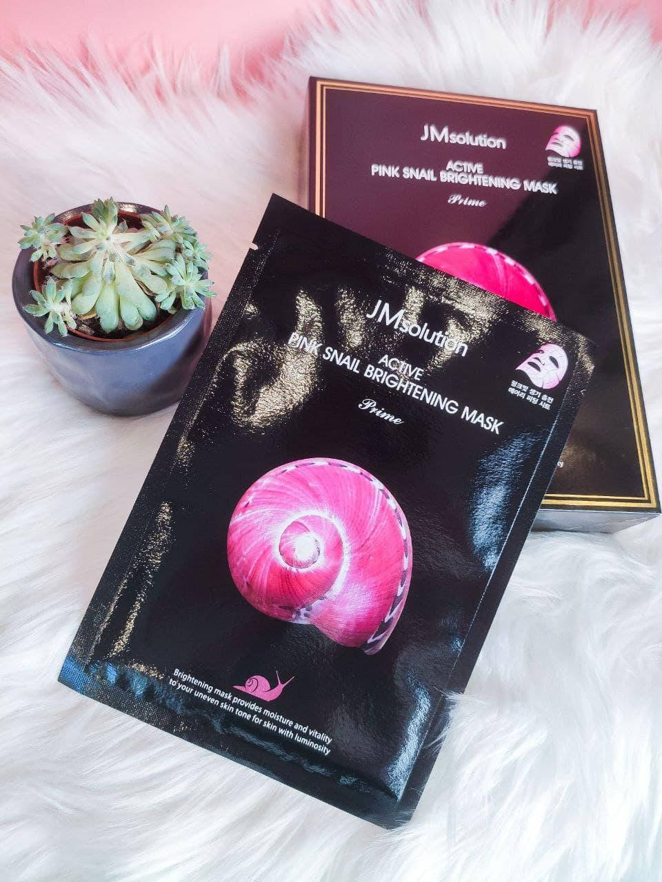 Ультратонкая маска с муцином улитки JMsolution Active Pink Snail Brightening Mask Prime 30 мл
Ультратонкая маска с муцином улитки JMsolution Active Pink Snail Brightening Mask Prime 30 мл